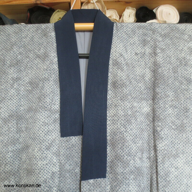 Full Shibori Welle Männer Juban Unterkimono reine Seide