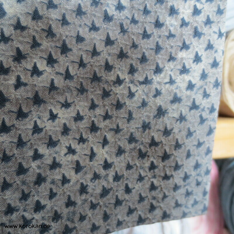 Full Shibori Welle Männer Juban Unterkimono reine Seide