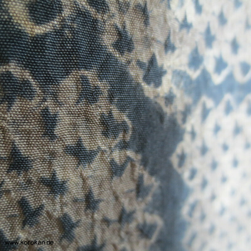 Full Shibori Welle Männer Juban Unterkimono reine Seide