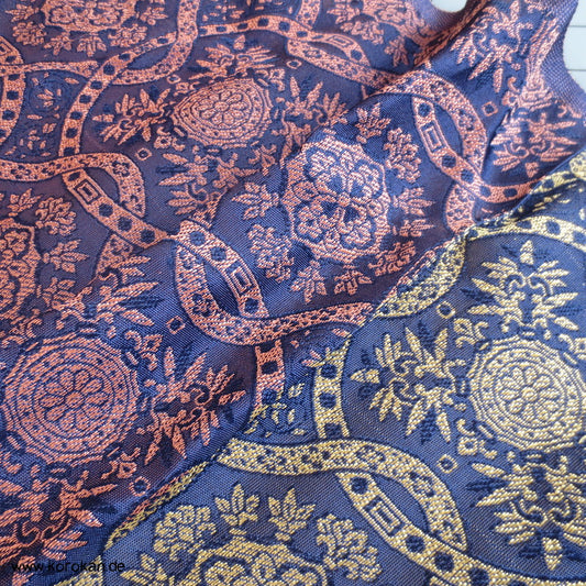 Shippo Ornamente Jacquardstoff - zweifarbig