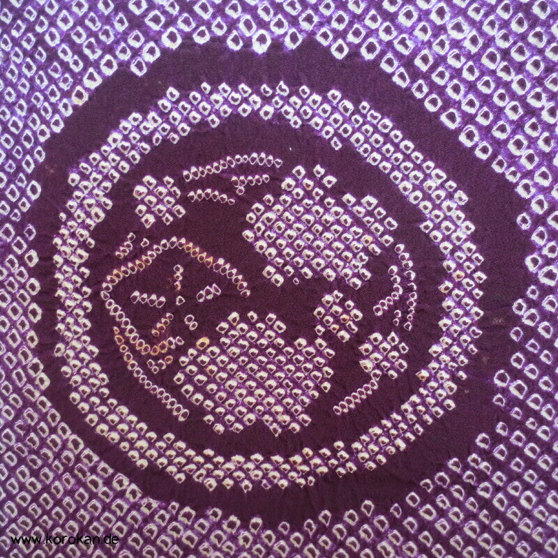 Full Shibori Mon Wappen Komon Kimono
