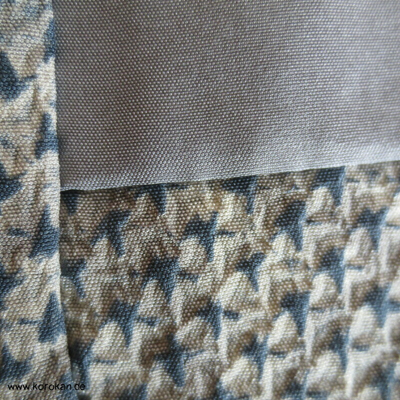 Full Shibori Welle Männer Juban Unterkimono reine Seide