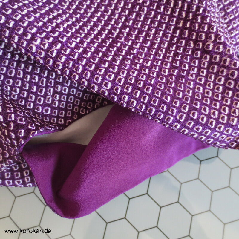 Full Shibori Mon Wappen Komon Kimono