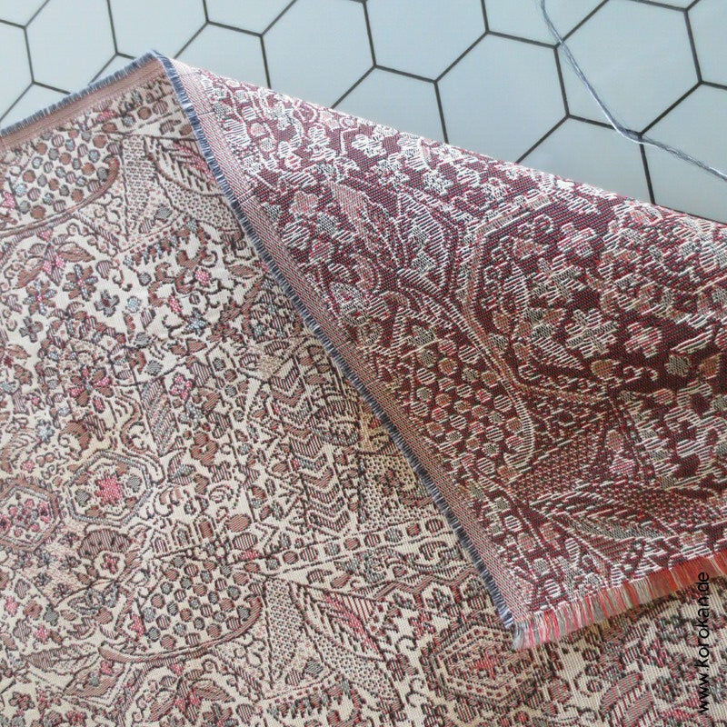 ornamentales Kiribame Jacquard Haori Araihari - feine Musterdetails