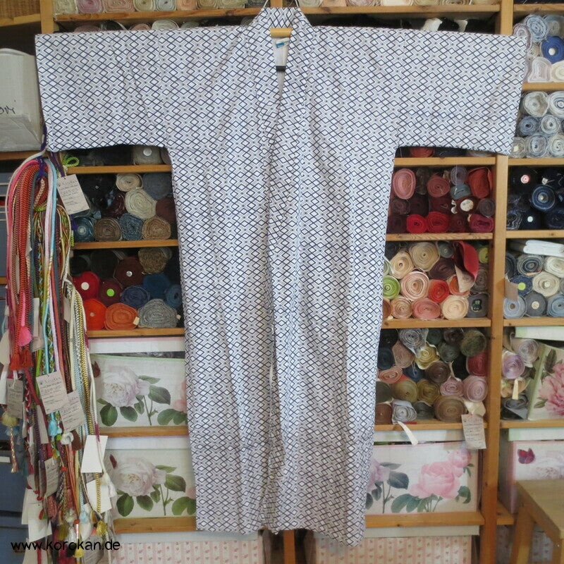 Diamantmuster Nemaki - Kimono zum Schlafen, Baumwolle