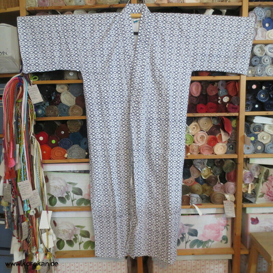 Diamantmuster Nemaki - Kimono zum Schlafen, Baumwolle