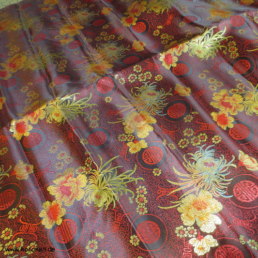 Chrysanthemen und Mon China Jacquard