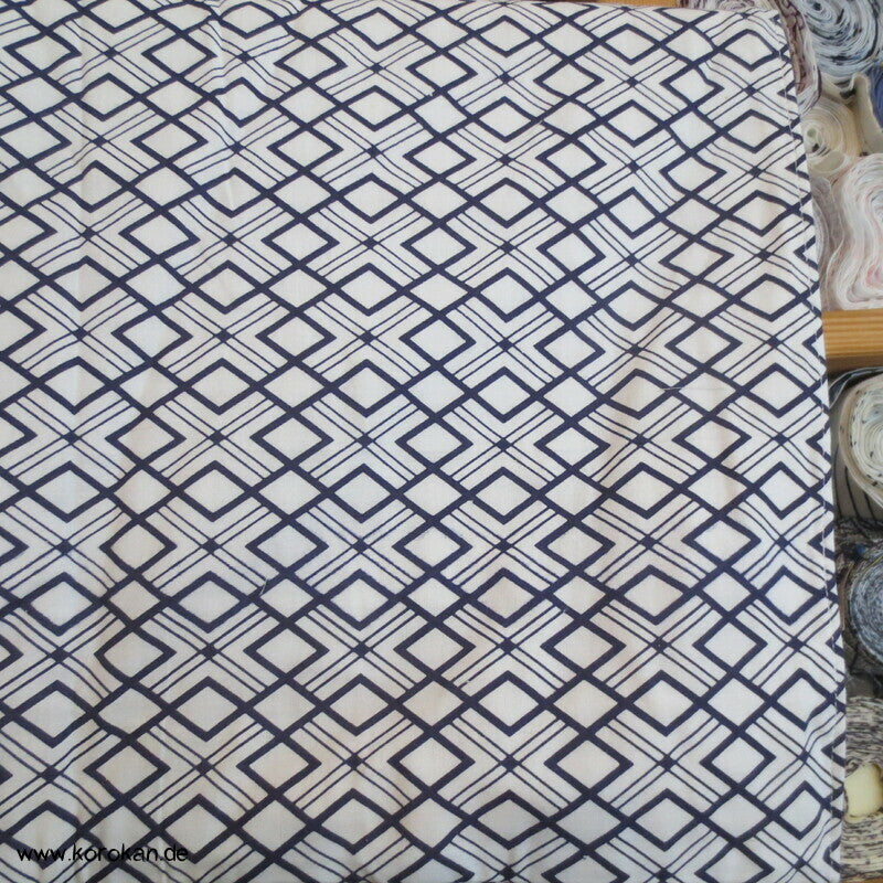 Diamantmuster Nemaki - Kimono zum Schlafen, Baumwolle