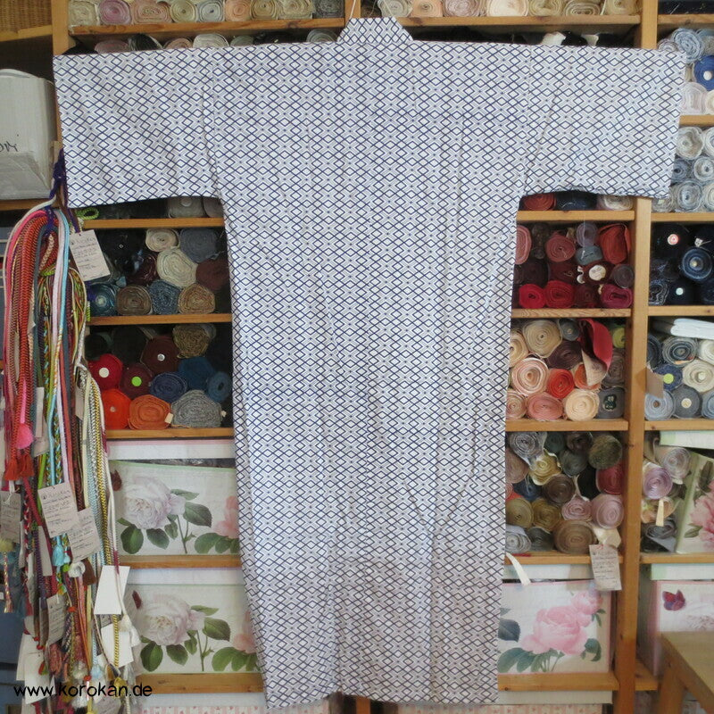 Diamantmuster Nemaki - Kimono zum Schlafen, Baumwolle