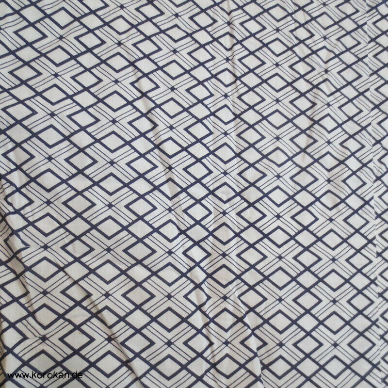 Diamantmuster Nemaki - Kimono zum Schlafen, Baumwolle