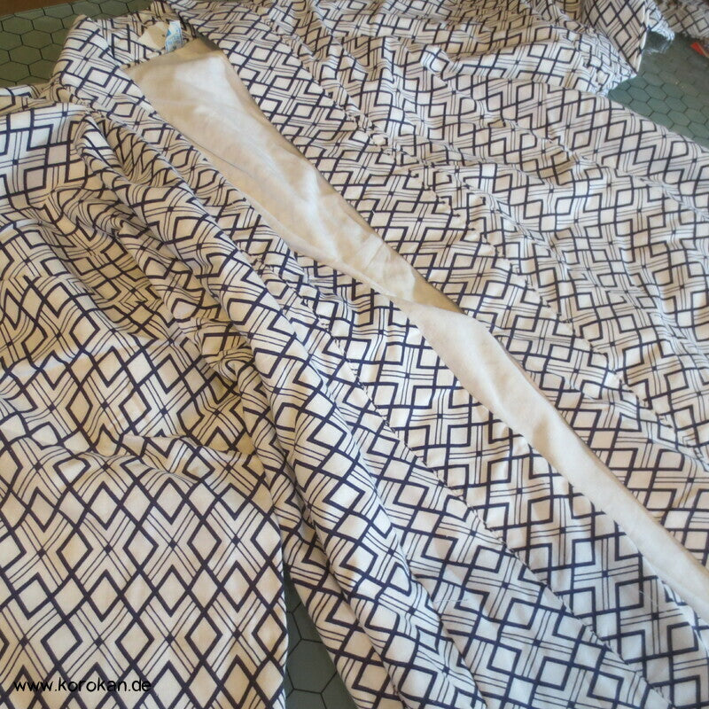 Diamantmuster Nemaki - Kimono zum Schlafen, Baumwolle