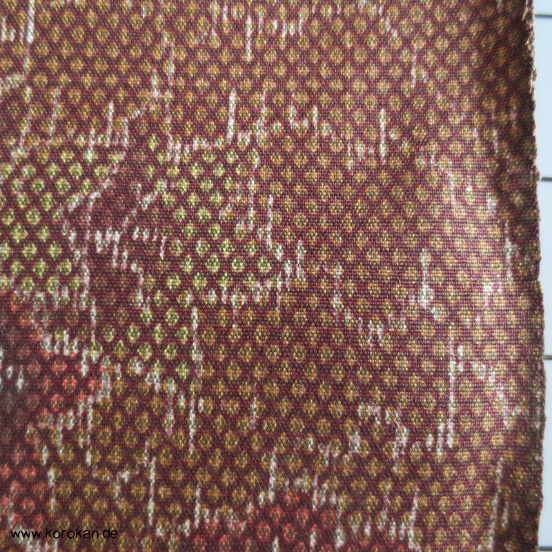 Herbst Blumen und Blätter Seidenstoff für Kimono, Druckmuster