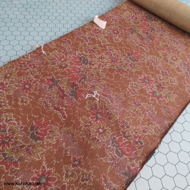 Herbst Blumen und Blätter Seidenstoff für Kimono, Druckmuster