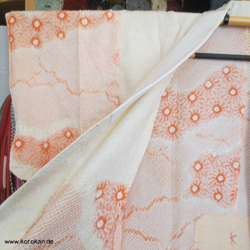 Full Shibori Juban Unterkimono Seide
