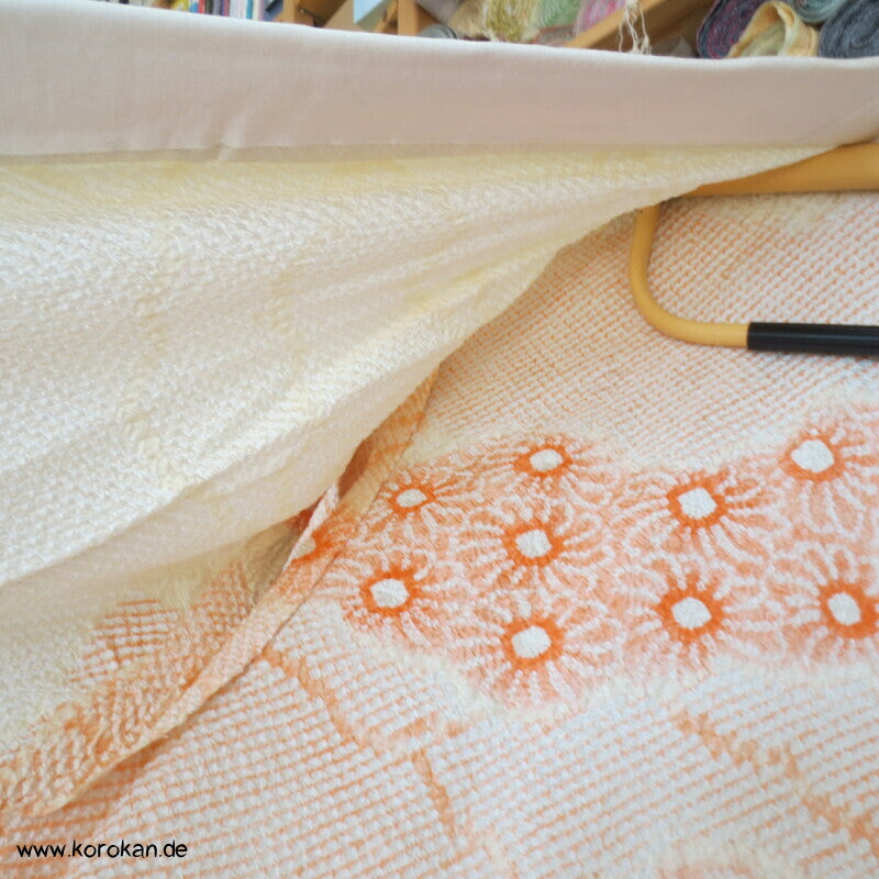 Full Shibori Juban Unterkimono Seide