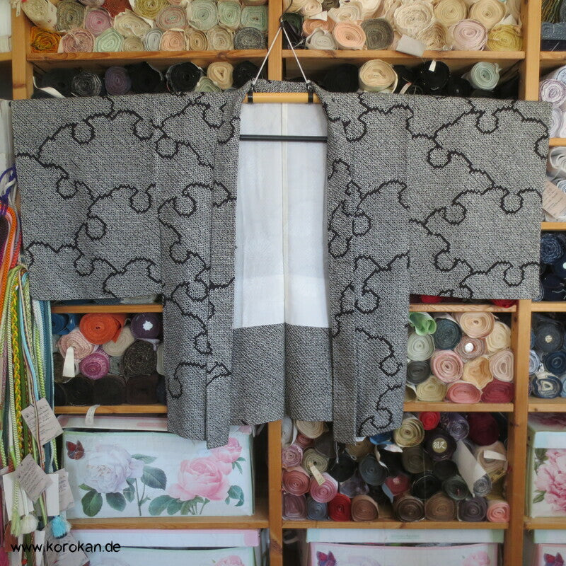 überlappende Schneeflocken Full Shibori Haori