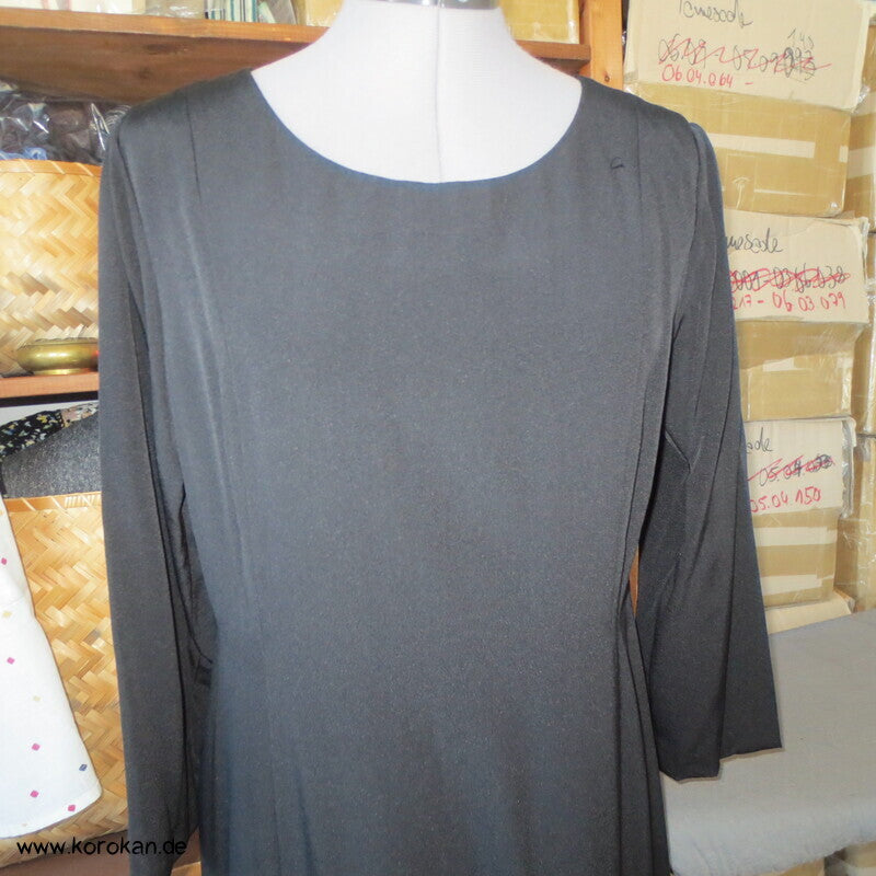 Japan Tomesode Kimono Seidencrepe Upcycling Kleid, Kame, Gr. M, Unikat