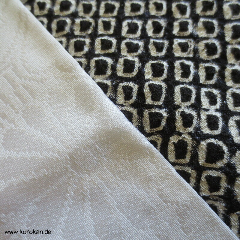 überlappende Schneeflocken Full Shibori Haori