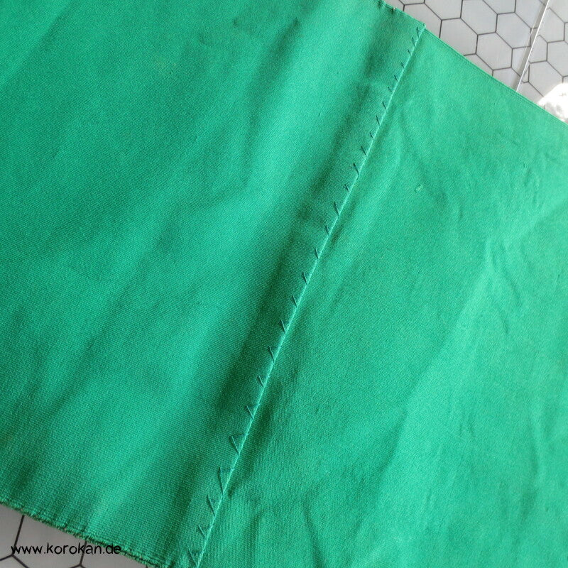 regenbogen Streifen auf grün Nagoya Obi