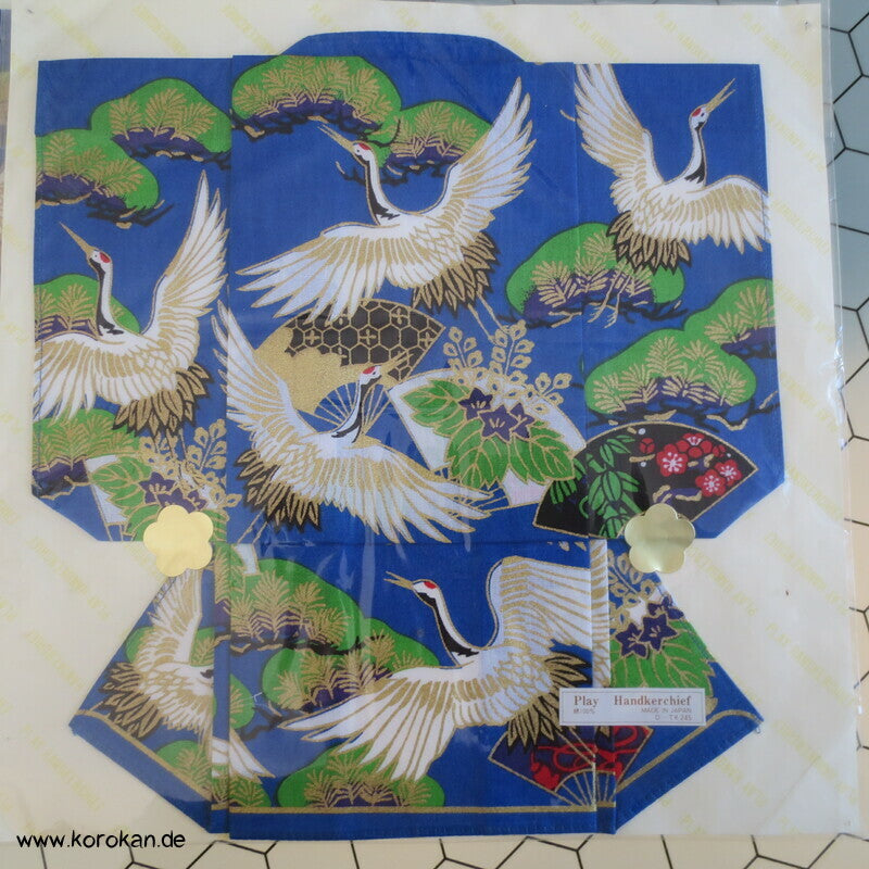 Kimono Taschentücher - als Origami Kimono gefaltet