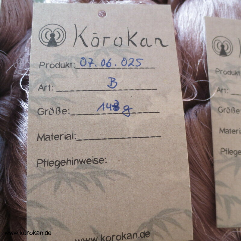 rosamauve Seidengarn zum Weben aus japanischer Obi Werkstatt