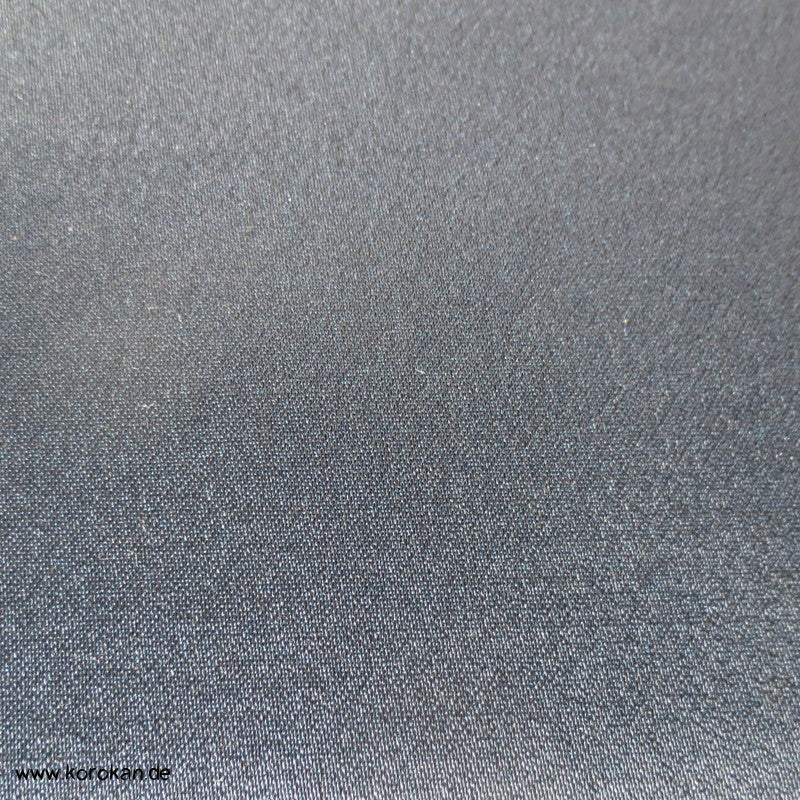 dunkelblau uni Kimono Seidensatin