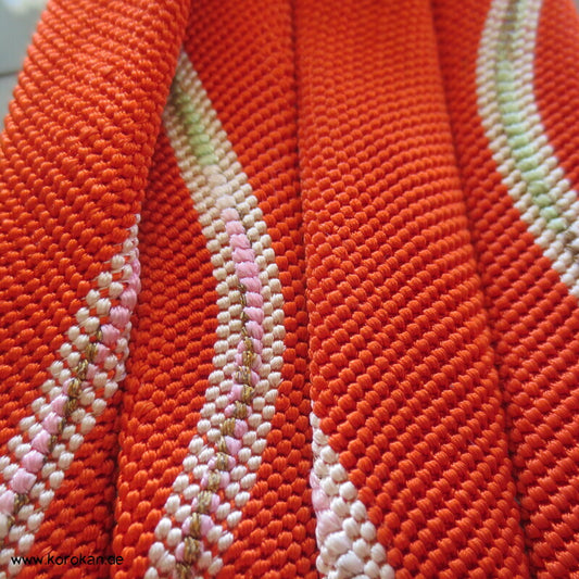 persimmon Pastell Wellen Obijime