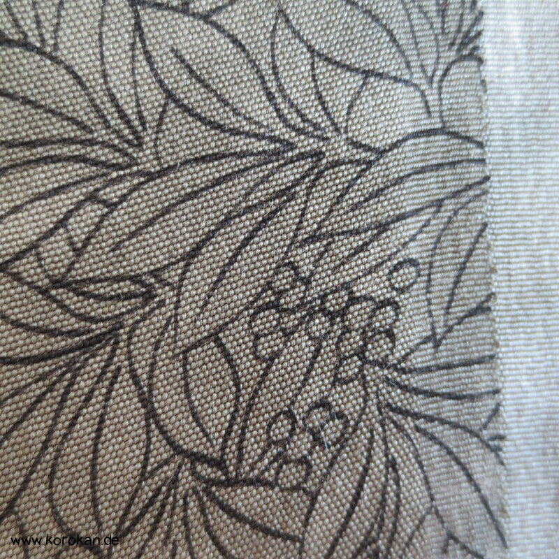 feine Blätter Kimono Chirimen Crepe Kimono Seide