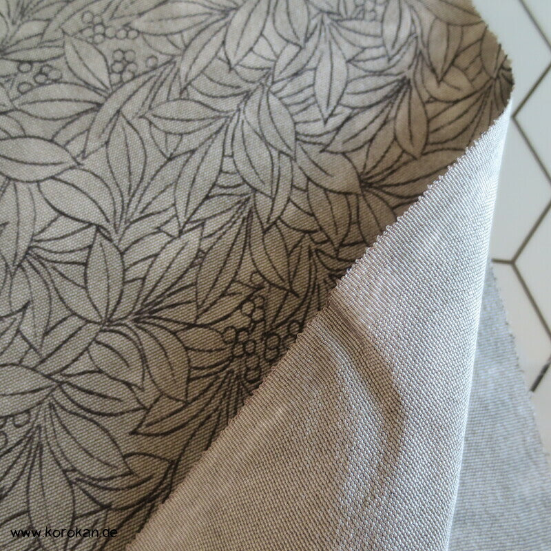feine Blätter Kimono Chirimen Crepe Kimono Seide