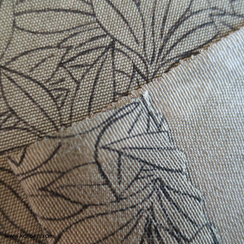feine Blätter Kimono Chirimen Crepe Kimono Seide