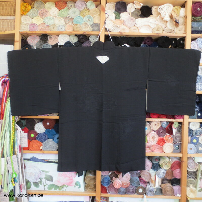 gewebte Häuser, Blüten, Wolken Haori, mit Himo