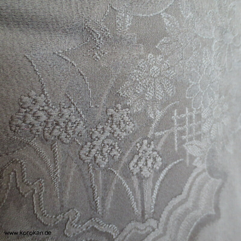 gewebte Häuser, Blüten, Wolken Haori, mit Himo