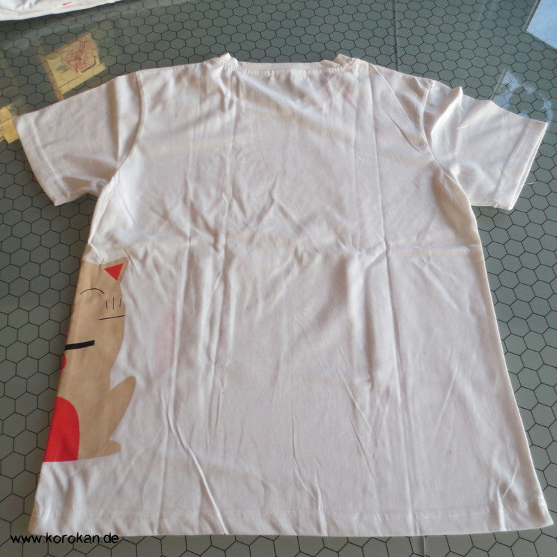 Maneki Neko T Shirt Gr. L