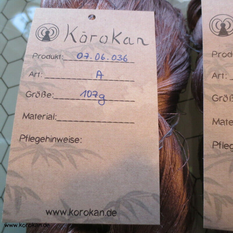 altrosa mauve Seidengarn zum Weben aus japanischer Obi Werkstatt