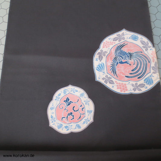 Phönix Enbleme Tomesode Kimono Seidencrepe