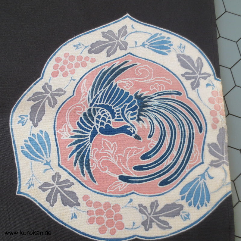 Phönix Enbleme Tomesode Kimono Seidencrepe