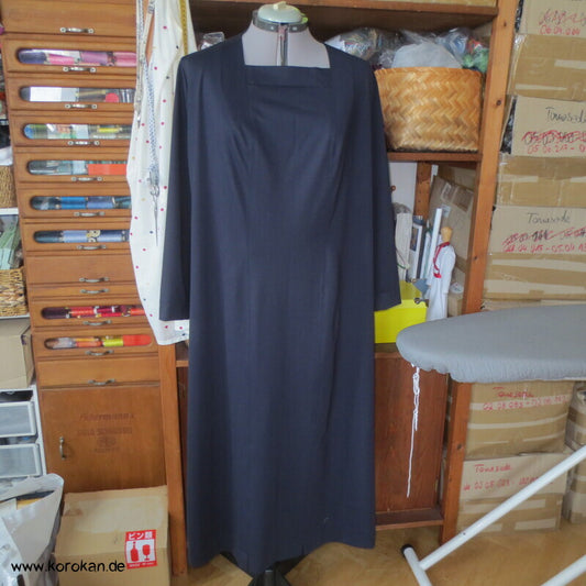 das blaue Romanit Büro Kleid, XL