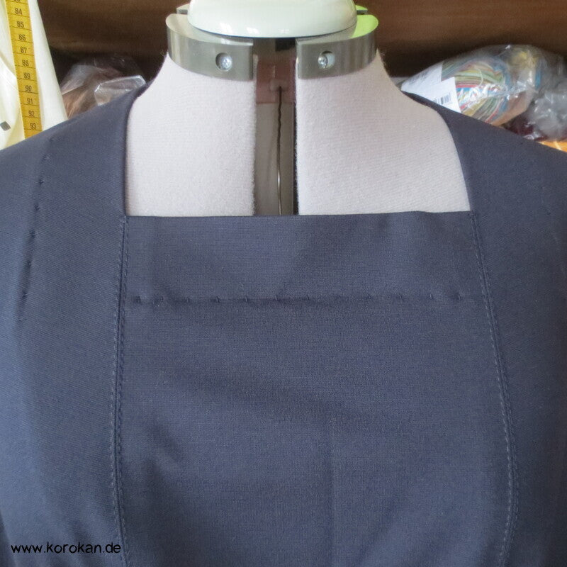 das blaue Romanit Büro Kleid, XL