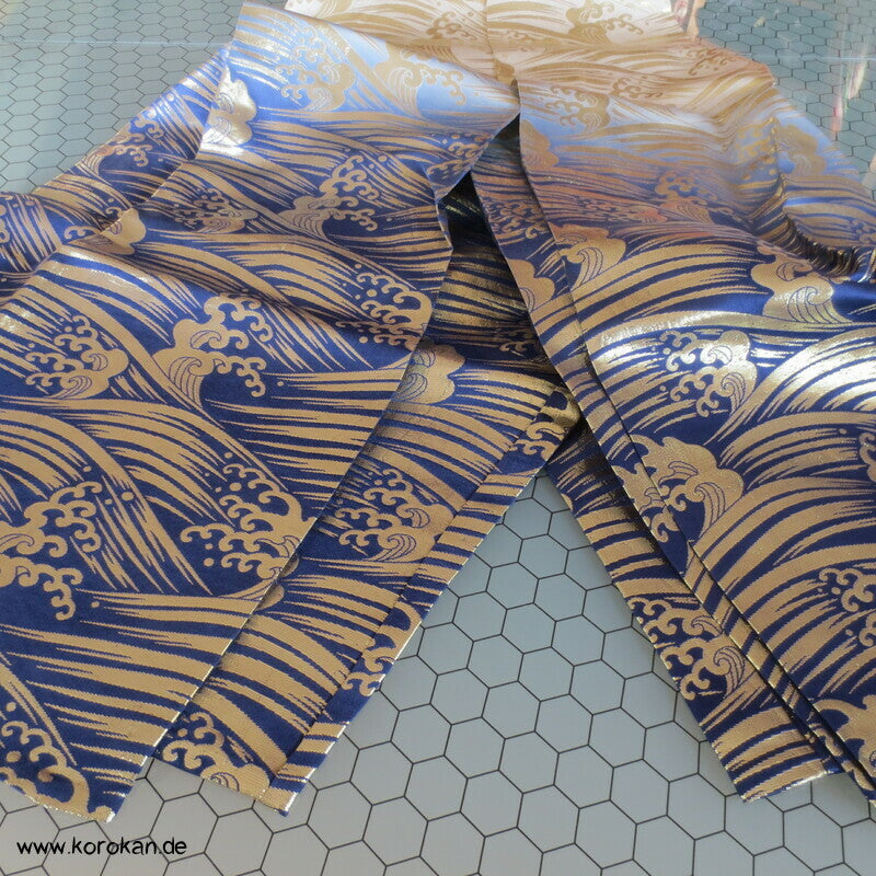 wilde Wellen Bokashi Brokat Umanori Hakama Kimono Hose