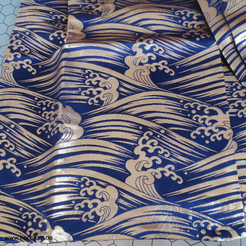 wilde Wellen Bokashi Brokat Umanori Hakama Kimono Hose