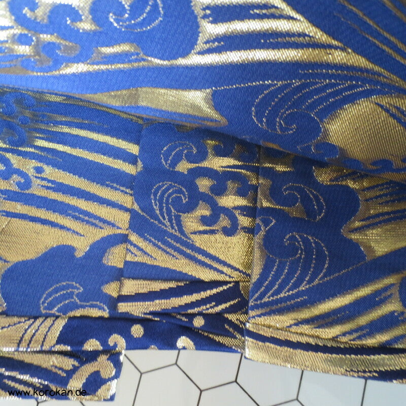 wilde Wellen Bokashi Brokat Umanori Hakama Kimono Hose