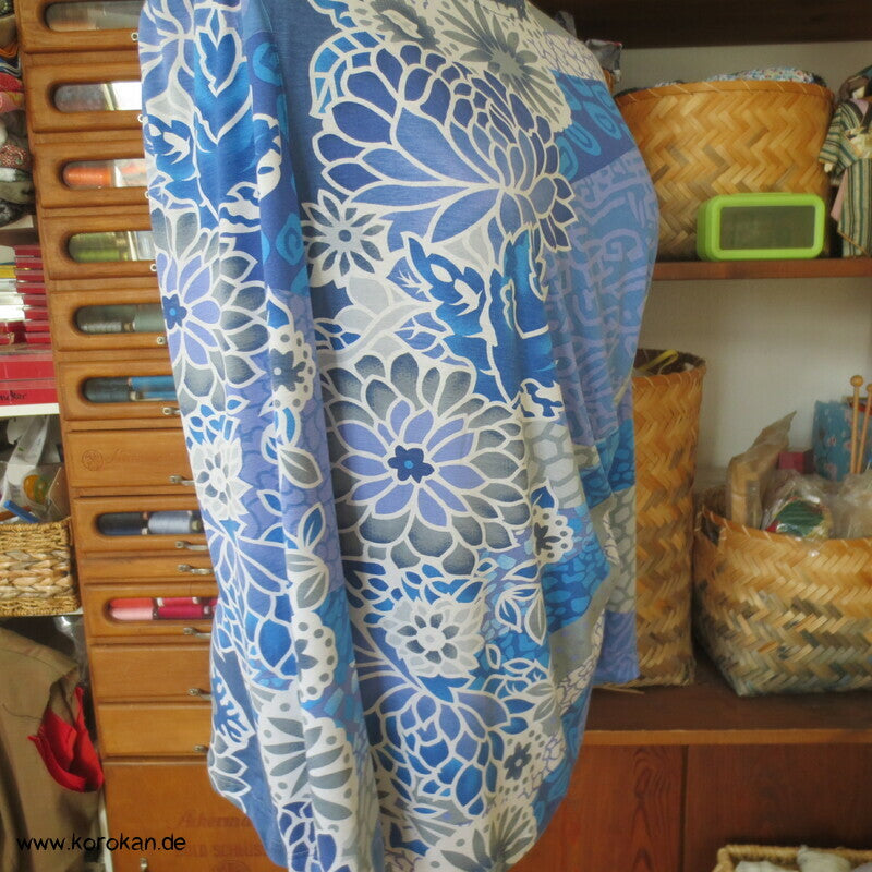 seitliche Raffung links, langarm Shirt