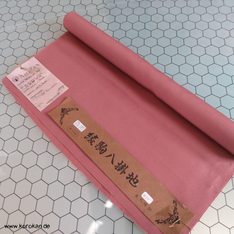 Hakkake mauve Seidenköper  / Serge unteres Kimono Futter