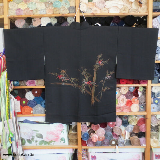 Urushi Bambus Haori Kimono Jacke, mit Himo