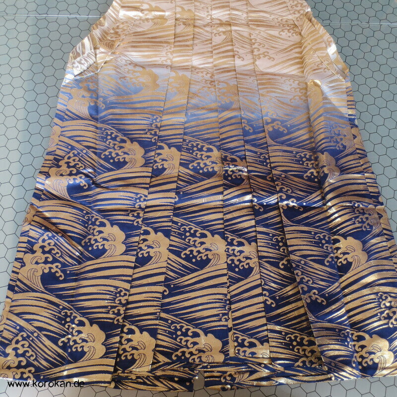 wilde Wellen Bokashi Brokat Umanori Hakama Kimono Hose