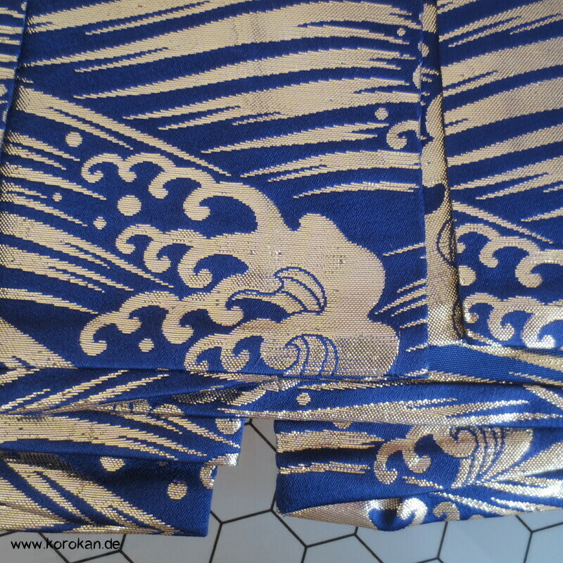 wilde Wellen Bokashi Brokat Umanori Hakama Kimono Hose