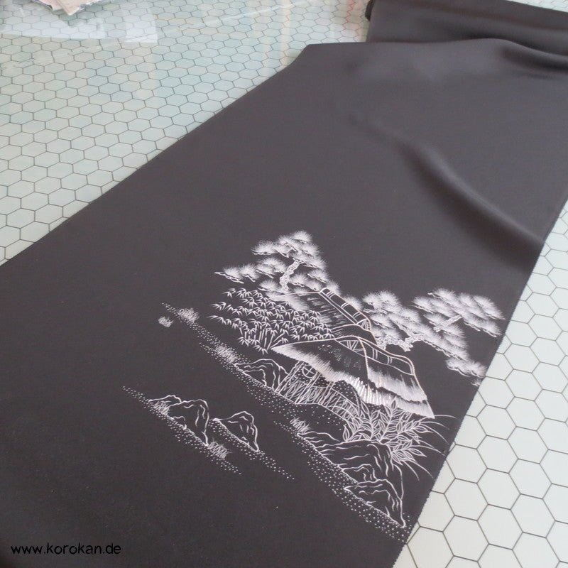 Häuser Tomesode / Haori Seidencrepe
