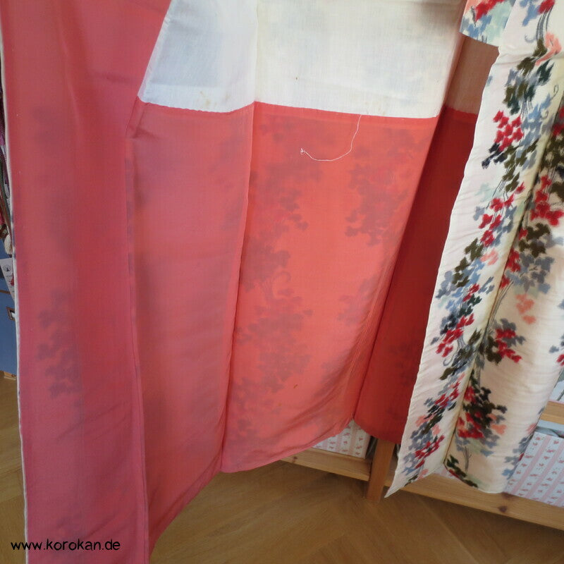 Herbstblättersträuße Meisen Seiden Kimono