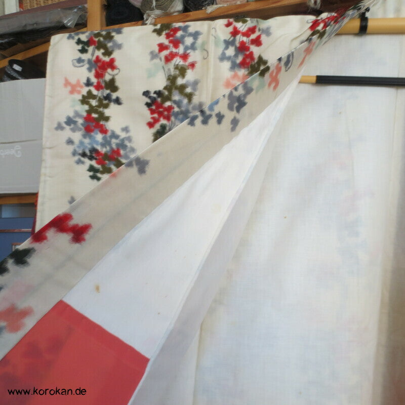 Herbstblättersträuße Meisen Seiden Kimono