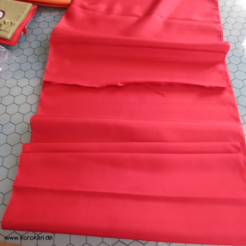 Hakkake rote Honan Seide unteres Kimono Futter